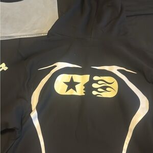 Hellstar Black Graphic Hoodie